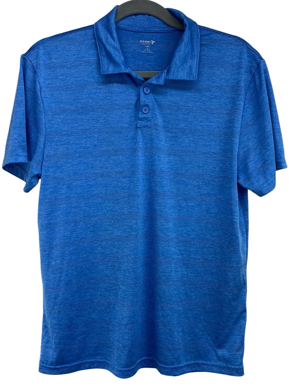 Old Navy Active Core Go Fresh Blue Mens Polo Size Medium